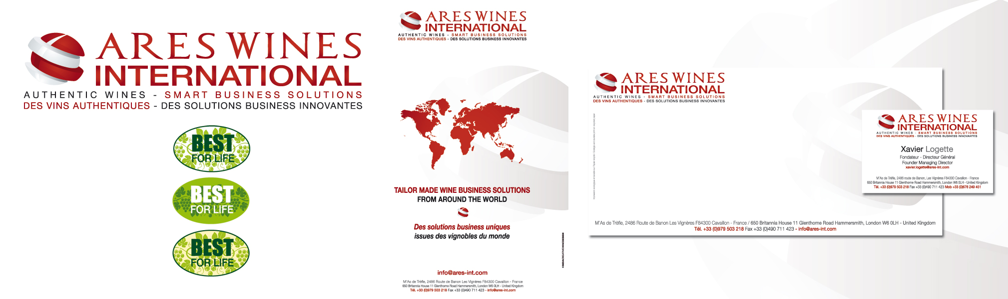 Ares Wines International - communication globale