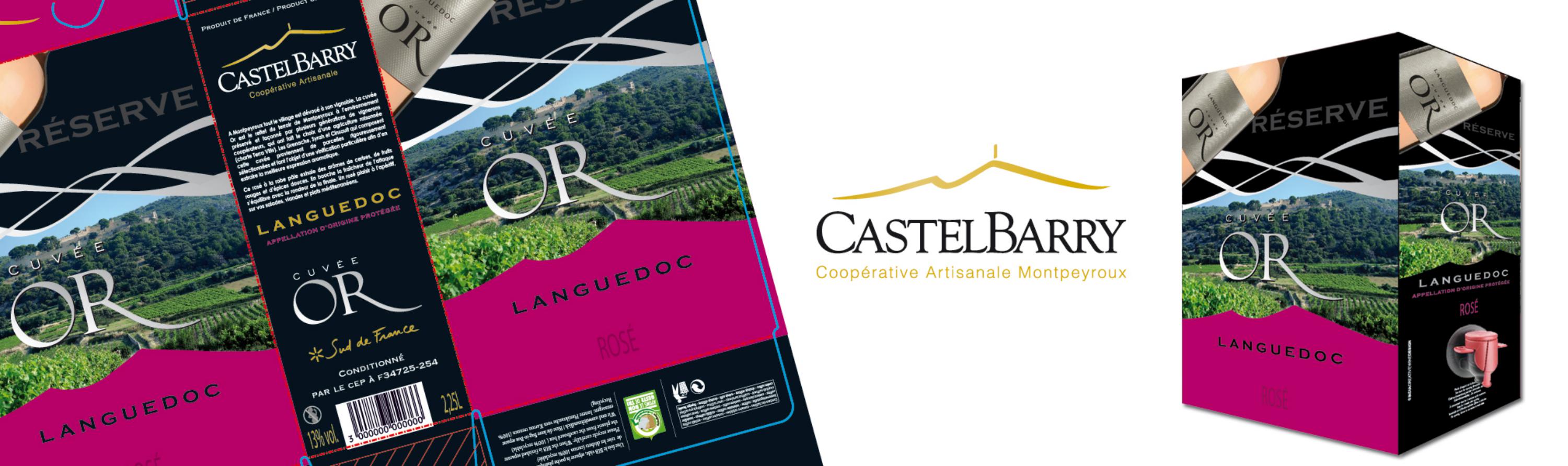 Bag-in-box Castelbarry réserve rosé