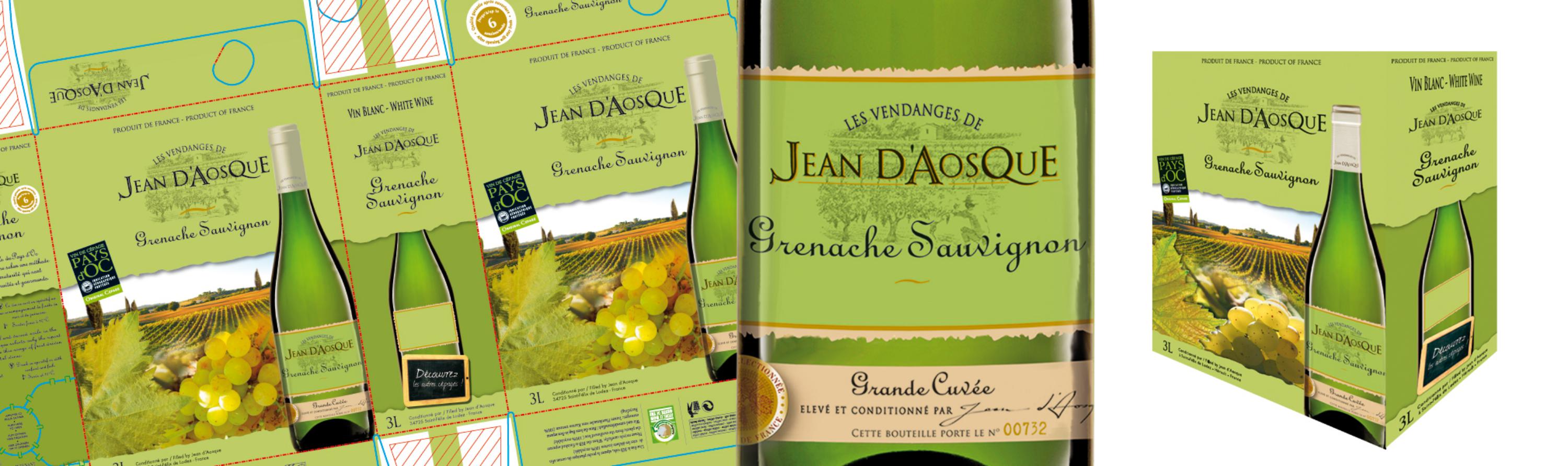 Bag-in-box Jean d'Aosque Grenache Sauvignon
