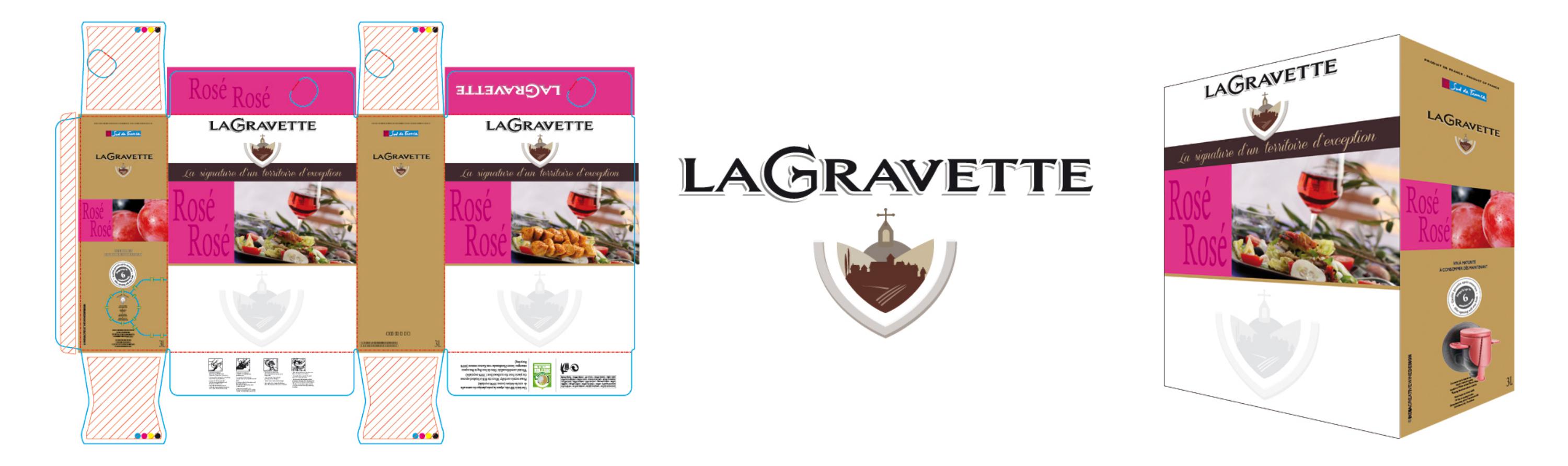 Bag-in-box La Gravette rosé