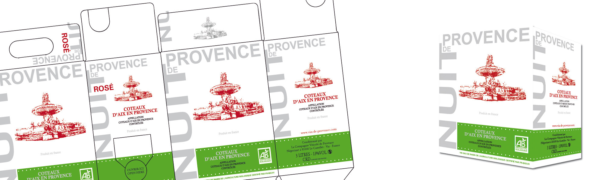 CIVP Compagnie viticole Provence - Bag in box Nuit de Provence