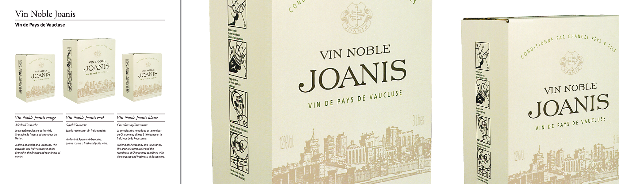 Château Val Joanis - Fiches techniques bag in box