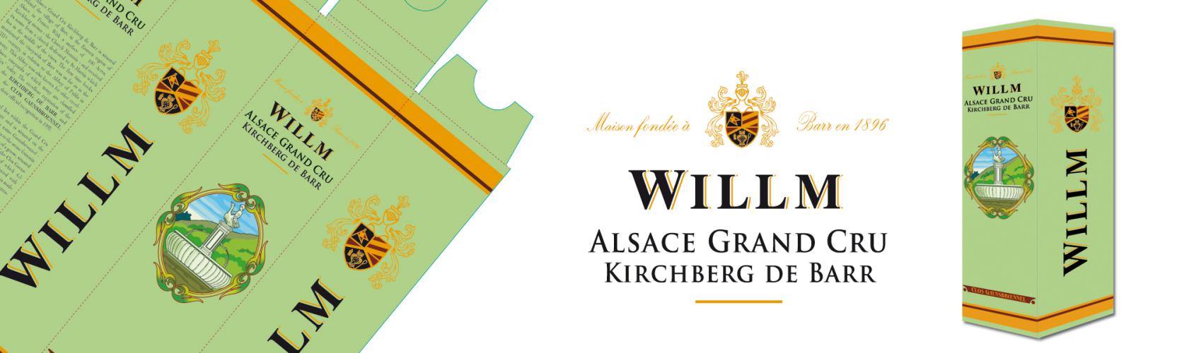 Clos Gaensbroennel - coffret bouteille Alsace Willm